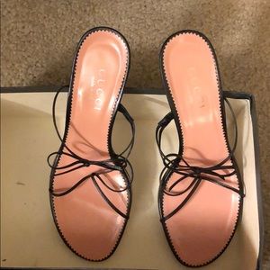 Gucci Kitten Heel Bow Sandal